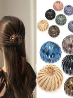 Bird Nest Shaped Ponytail Hair Clip – Magic Lazy Braider Hairpin for Women